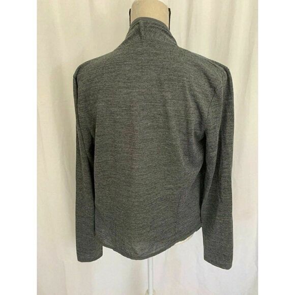 Zara WB Womens Solid Gray Long Sleeve Wool Cardigan Sweater Top Large - Picture 4 of 6